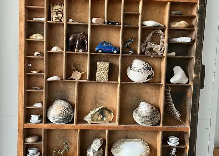 Wooden House In The Dunes Close To The Sea *